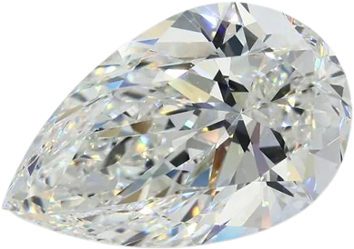 10.02 Carat I VVS2 Pear Natural Diamond