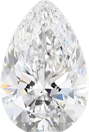 2 Carat D vs1 Pear Lab Diamond