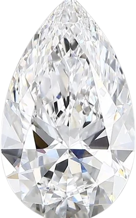 2.01 Carat D vs1 Pear Lab Diamond