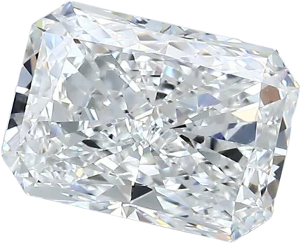 2.02 Carat E VVS2 Radiant Natural Diamond