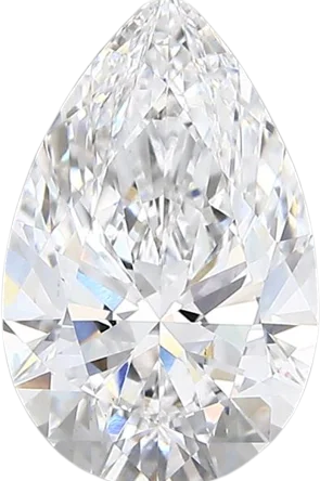 2.06 Carat D vs1 Pear Lab Diamond