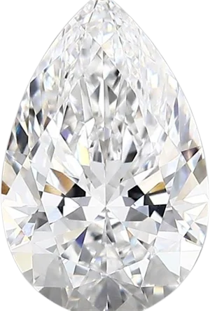 2.1 Carat D vvs2 Pear Lab Diamond