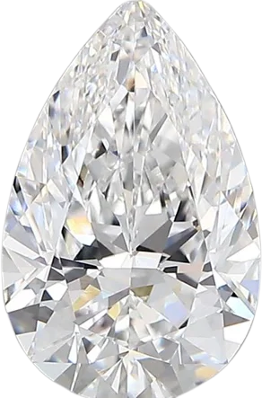 2.11 Carat D vvs2 Pear Lab Diamond