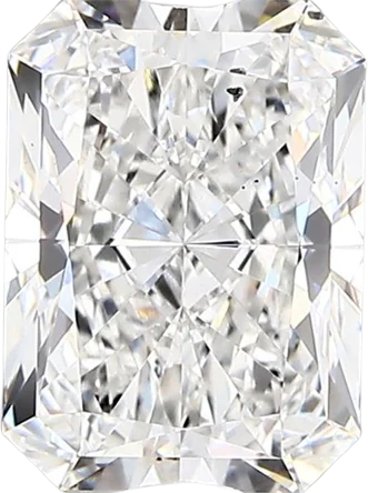 2.25 Carat F si1 Radiant Lab Diamond