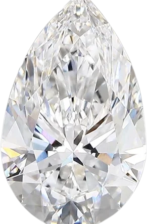 2.33 Carat D vvs2 Pear Lab Diamond