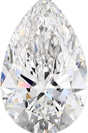 2.36 Carat E vvs2 Pear Lab Diamond