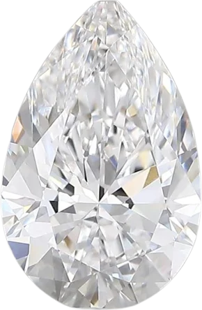 2.39 Carat D vvs2 Pear Lab Diamond