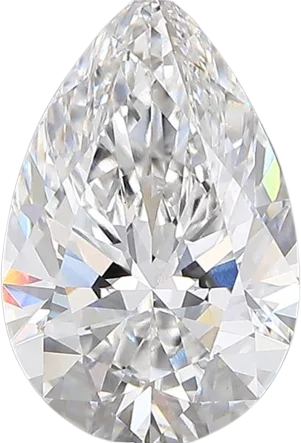 2.41 Carat D vvs2 Pear Lab Diamond