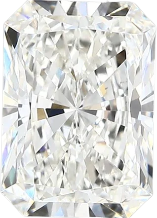 2.42 Carat F vvs2 Radiant Lab Diamond