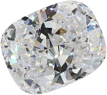 3.02 Carat D SI1 Elongated Cushion Natural Diamond