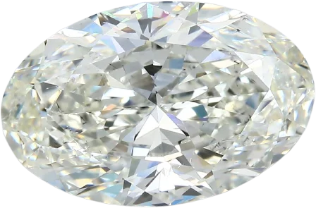 5.01 Carat K SI2 Oval Natural Diamond